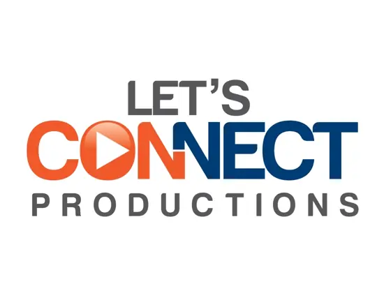 Lets Connect Productions logo designed by Pixelgeometry